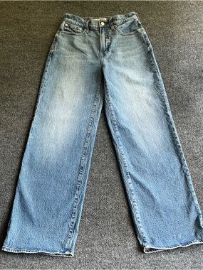 Madewell Perfect Vintage Wide Leg Women’s Jeans Enmore Wash sz 26 Blue